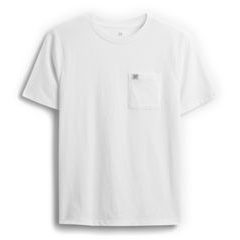 GAP 819989-04 Dětské tričko s kapsou Bílá