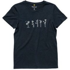 DEVOLD Classic "Flowers" Tee Wmn, Ink