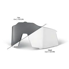 100% SPEEDCRAFT Replacement Lens - Photochromic Clear/Smoke