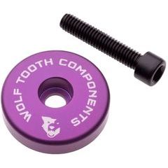 WOLF TOOTH ULTRALIGHT STEM CAP ultraviolet purple + 5mm spacer