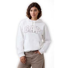 GAP 727420-08 Mikina s logem Bílá