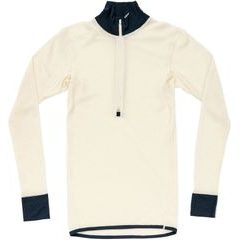 DEVOLD Wool Mesh 190 Zip Neck Man Ink/Offwhite