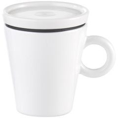 GUZZINI Travel Coffee Mug COFFEE & GO White