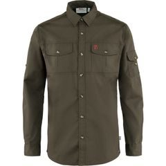 FJÄLLRÄVEN Singi Trekking Shirt LS M Dark Olive