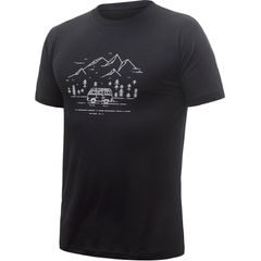 SENSOR MERINO ACTIVE PT VAN LIFE pánské triko kr.rukáv černá