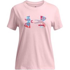 UNDER ARMOUR UA Big Logo UA Fill SS, růžová