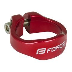 FORCE objímka na inbus 31,8mm Al, červená