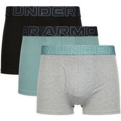 UNDER ARMOUR M Perf Cotton 3in - 3pk JASPER BLUE