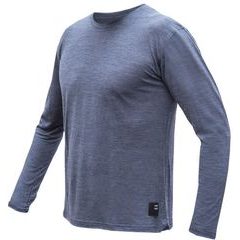SENSOR MERINO LITE pánské triko dl.rukáv mottled blue