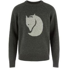 FJÄLLRÄVEN Fjällräven Logo Knit Sweater M Deep Forest