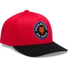 FOX Yth Badge Snapback Hat Red