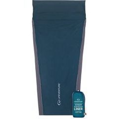 LIFEVENTURE Cotton SB Liner Ultimate Mummy 220 × 56–85 cm