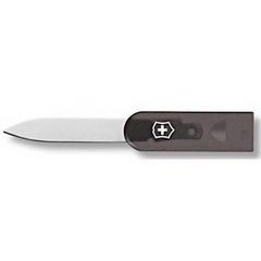 VICTORINOX Letter opener, black transparent