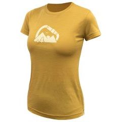 SENSOR MERINO AIR SUMMIT dámské triko kr.rukáv mustard