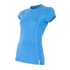 SENSOR MERINO ACTIVE dámské triko kr.rukáv modrá