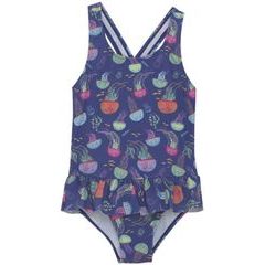 COLOR KIDS Swimsuit W. Skirt, AOP-6149-Marlin