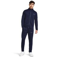 UNDER ARMOUR Knit Track Suit, Midnight Navy / Downpour Gray