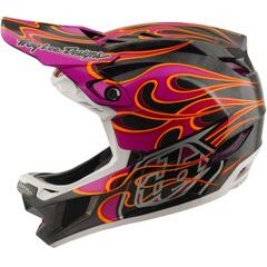 TROY LEE DESIGNS D4 CARBON MIPS TORCHED CARBON / MAGENTA