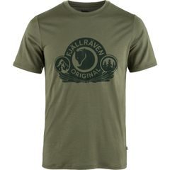FJÄLLRÄVEN Abisko Wool Classic SS M Laurel Green
