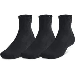 UNDER ARMOUR Unisex UA TC Qtr (3 páry)-BLK