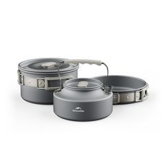 NATUREHIKE Waters-08 hliníková sada nádobí pro 2-4 osoby var. 2. - 730g