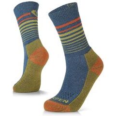 LORPEN WOOL HIKE MIDWEIGHT CREW KIDS, BLUE
