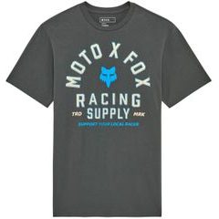 FOX Local Racer Ss Prem Tee Dark Shadow
