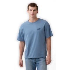 GAP 887948-01 Tričko s logem Vintage Soft Modrá