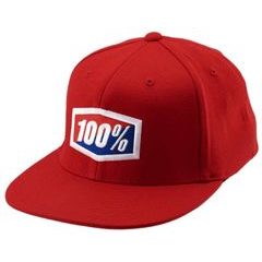 100% OFFICIAL Flexfit Cap J-Fit Red