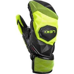 LEKI WCR Venom SL 3D Mitt, black-ice lemon