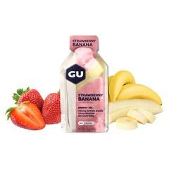 GU Energy Gel 32 g Strawberry Banana expirace