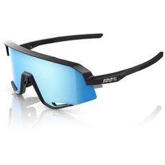 100% SLENDALE - Matte Black - HiPER Blue Multilayer Mirror Lens