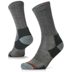 LORPEN MERINO HIKE LIGHT CREW M, WHALES GREY