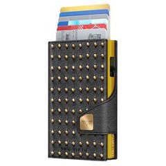 TRU VIRTU Wallet Click & Slide - SE Rivets Punk Glod