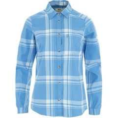 FJÄLLRÄVEN Övik Lite Flannel Shirt W Ultramarine-Chalk White