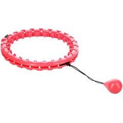 HMS Masážní hula hoop FH01 se závažím červená