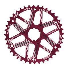 E*THIRTEEN pastorek ERC rozšiřující Shimano kazetu 42z. červený