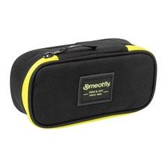 MEATFLY Pencil Case L Safety Green/Black