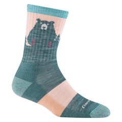 DARN TOUGH BEAR TOWN MICRO CREW LIGHTWEIGHT WITH CUSHION, quartz