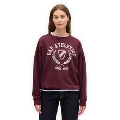 GAP 800457-01 Oversize mikina s logem Gap Athletic Červená