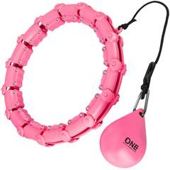 ONE FITNESS OHA02 se závažím růžová