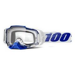 100% ARMEGA Goggle Blue - Clear Lens