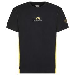 LA SPORTIVA Promo Tee M, Black/Yellow_999100