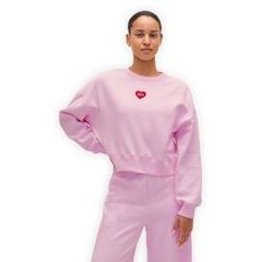 GAP 852831-02 Oversize mikina s logem VintageSoft Růžová