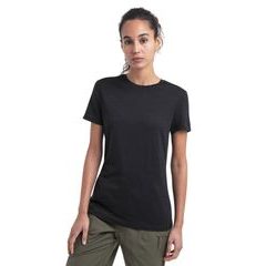 ICEBREAKER W Mer 150 Tech Lite III SS Tee BLACK