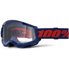 100% STRATA 2 Goggle Navy - Clear Lens