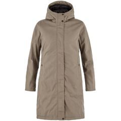FJÄLLRÄVEN Kiruna Hydratic Padded Parka W Suede Brown
