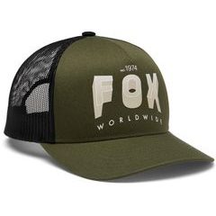 FOX Block Mesh Trucker Hat Army