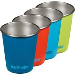 KLEAN KANTEEN Kid Cup 10oz - 4 Pack - Dragon Tails 295 ml