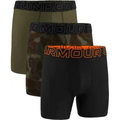 UNDER ARMOUR M UA Perf Tech 6in - 3pk GRN